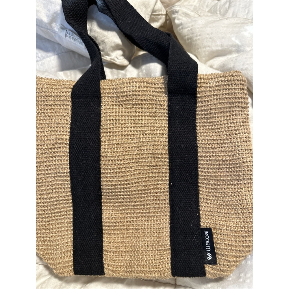 Wacoal Jute & Cotton Double Strap Purse Handbag Natural‎ Fibers Recycled Cotton